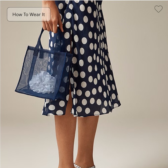 Maryam Nassir Zadeh X J.Crew birthday bag purse in mesh - Picture 5 of 6